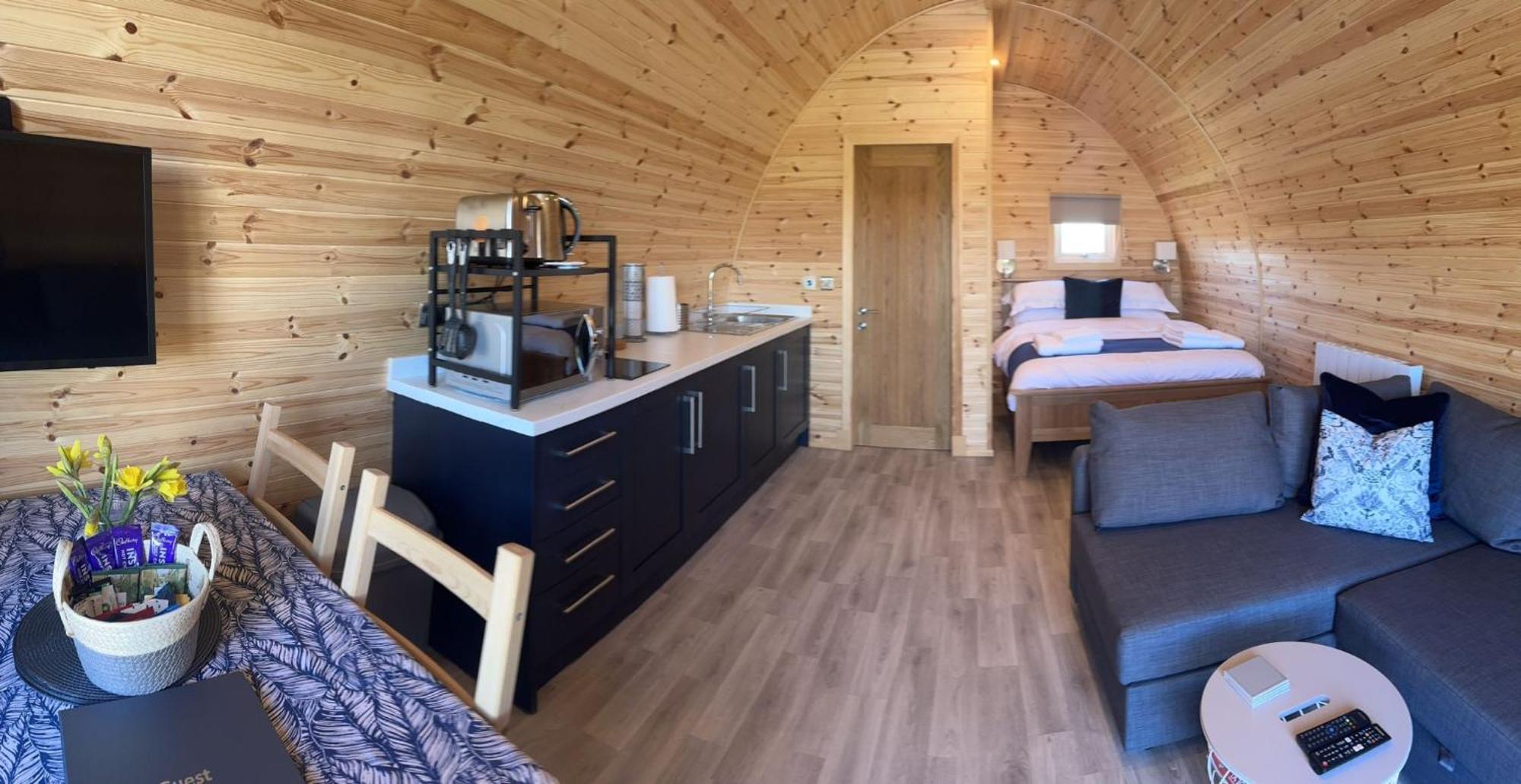 Milldown Glamping Apartment Coldingham Bagian luar foto