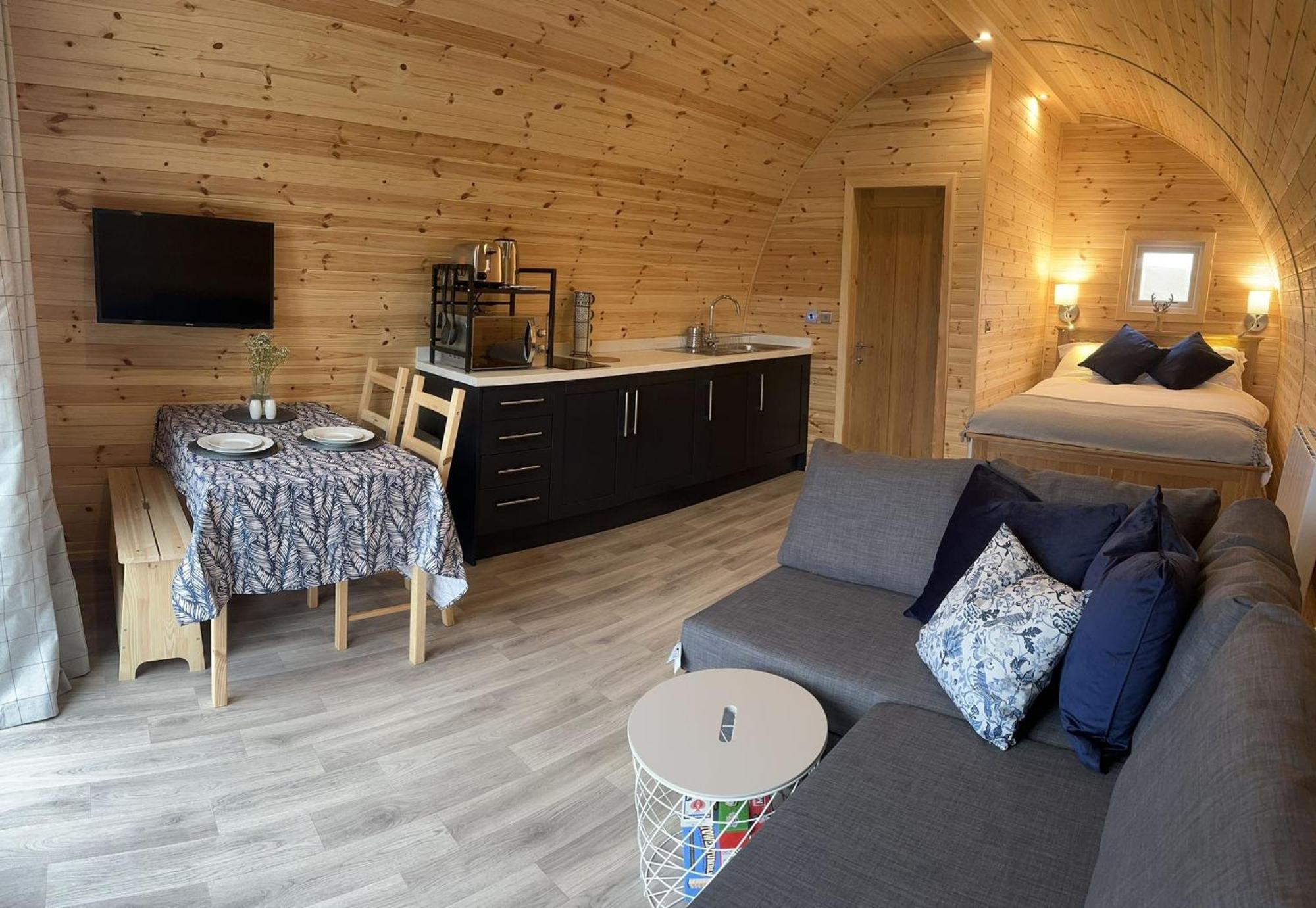 Milldown Glamping Apartment Coldingham Bagian luar foto